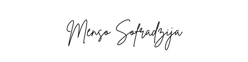 Menso Sofradzija signature